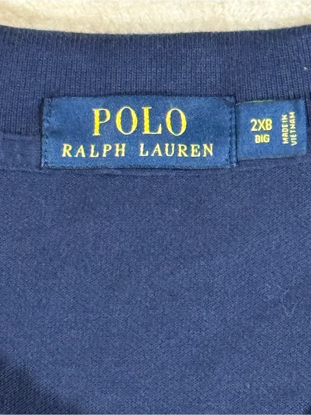 Ralph Lauren Classic Navy Polo with Red Pony